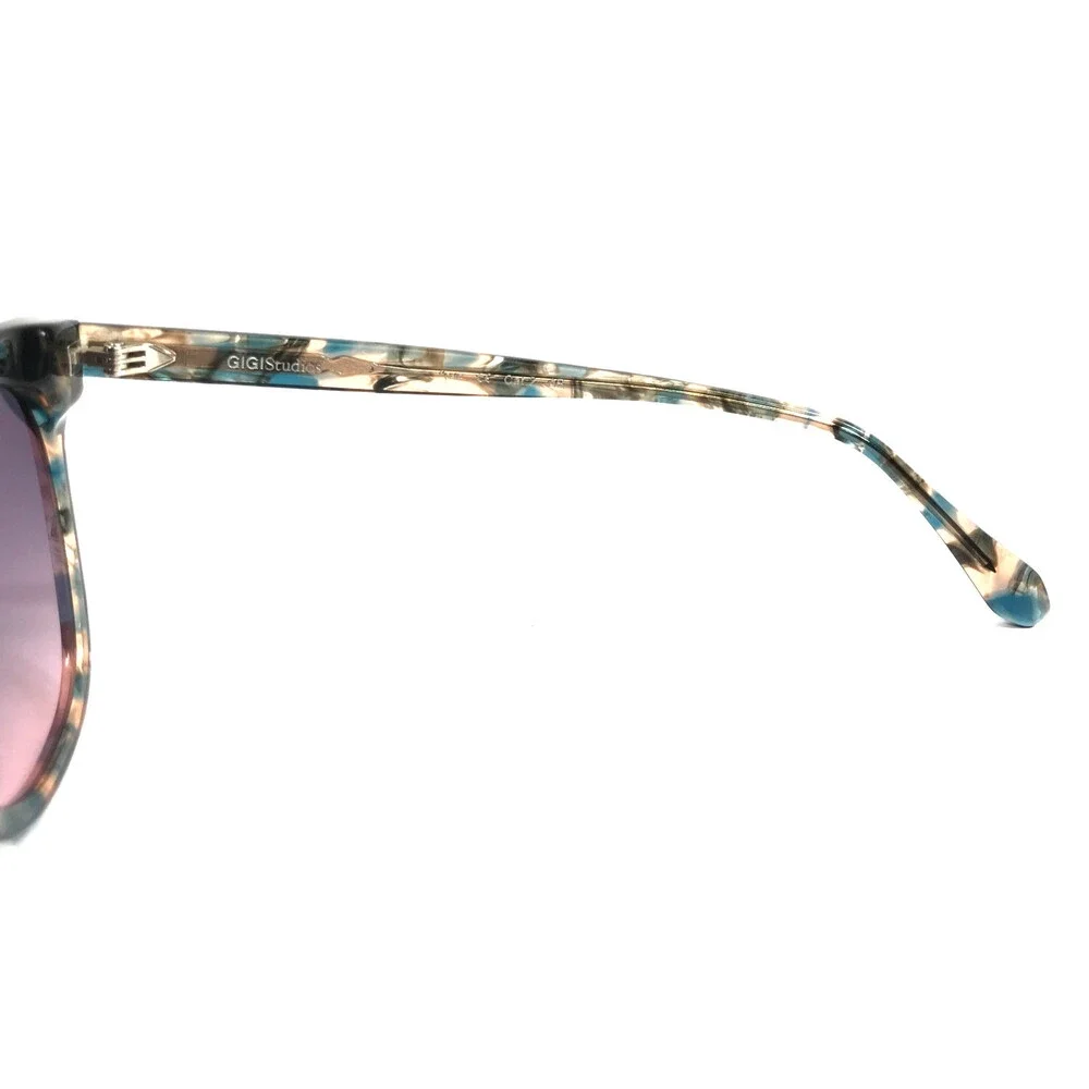 Gigi Studios Sunglasses ALAIA 6688/0 Blue Pink Butterfly with Purple Pink Lenses